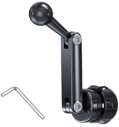 Haiki 17mm Ball Joint Extension Arm Female To Male Head Adapter Suitable For Car Air Vent Phone Stand Navigation Mount Holder