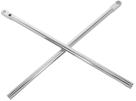 SEWACC 2 Stück Fußstütze für Gaming-Stuhl Salonstuhlpedal Ersatzteile für Barhocker Pedal für Bürostuhl Ersatzteil für einen Bürostuhl Neigungskontrollmechanismus Rostfreier Stahl Silber