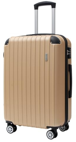 Frentree Hartschalen Koffer mit TSA-Zahlenschloss aus ABS Kunststoff, robust und Ultraleicht, Reisekoffer mit 4 Doppel-Leichtlauf-Räder 360° drehbar, Handgepäck/L/XL oder Set