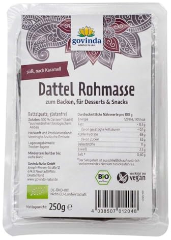 Govinda Dattel Rohmasse, 250g