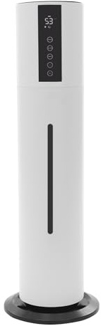 Luftbefeuchter 8L mit Fernbedienung, Luftbefeuchter Schlafzimmer 300ml/h, Air Humidifier mit Sterilisation, 3 Nebelstufen, LED Display, 360° Düse, Raumbefeuchter für Schlafzimmer, Wohnzimmer & Büro