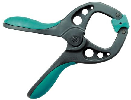 wolfcraft Morsetto a molla PRO, 40 mm I 3630000 I Aiutante versatile ideale per progetti di fai da te e modellismo