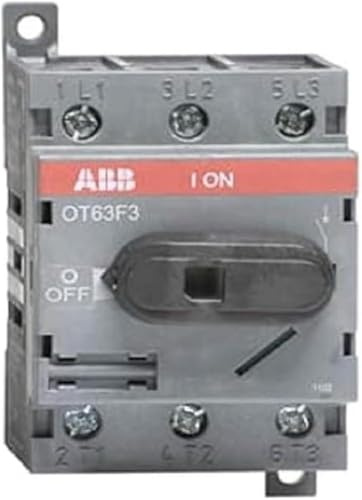 ABB OT63F3 Disconnect Switch, 3P, 60A, 600VAC