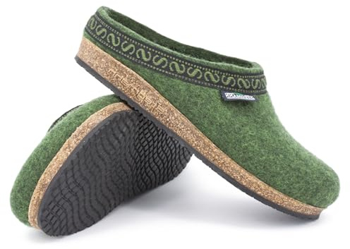 Stegmann Filzclog 108 aus 100% edler Merino-Wolle für Damen & Herren | Hochwertiger Filz-Hausschuh - Made in Tirol