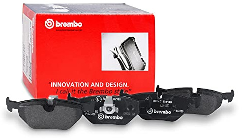 Brembo P 06 023 Bremsbelagsatz, Scheibenbremse - (4-teilig) | Kompatibel mit: ALPINA B10, B10 Touring, BMW 5, 5 Touring