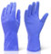 2 Pairs Of Small Blue Industrial Cleaning & Washing Up Rubber Gloves. Comes With TCH Anti-Bacterial Pen!
