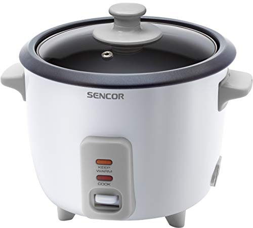 Sencor Arrocera 1.5L Premium EasyClean – Rice Cooker Automático, función Mantener caliente sin supervisión, Apagado Automático, Perfecto para Todo Tipo de Arroz y Arroz Sushi, Blanco - 1500WH