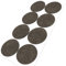 Adsamm® / 8 x Patins en Feutre/Bruns/Ø 60 mm/Rond/épaisseur 3,5 mm/Patins glisseurs Auto-adhésifs de qualité optimale