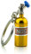 C.D.R. NOS Schlüsselanhänger für Auto Tuning Fans Nitro Flasche (gold)