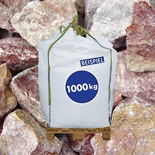 1000kg BigBag Gabionen Steine Marmorkies Arabescato 70-120 mm - Akzente setzen im Garten