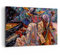 Wandbilder Dekoration Wohnzimmer Jazz Musik Band Bilder auf Leinwand 120x80cm Leinwandbild mit Rahmen Schlafzimmer Küche Deko Wand Kunstdruck Art Groß XXL Wanddeko Bild Wall Decor Canvas AA120x80-3481