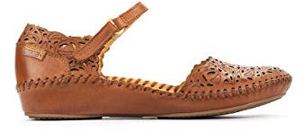 Pikolinos Zapatos semiabiertos en Cuero P. Vallarta para Señora Color Brandy