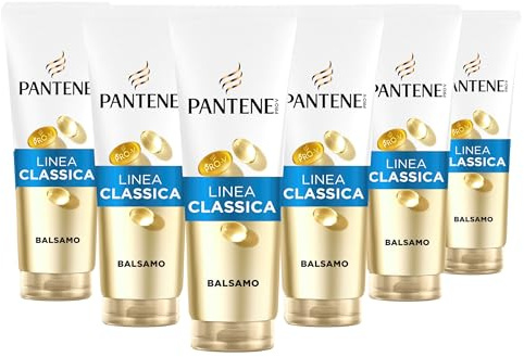 Pantene Pro-V Conditioner, klassische Linie, 6 x 230 ml für normales und gemischtes Haar, für den täglichen Gebrauch, mit Pro-Vitamin B5 und Nährstoffmischung, ohne Mineralöl und Farbstoffe, Active