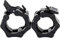 GW Tech Barbell Clamps 2 inch, Heavy Duty Exercise Collars 2 Quick Release Pair of Locking Pro Olympic Weight Bar Plate Locks Collar Clips for Workout Weightlifting Fitness Training (Black£©