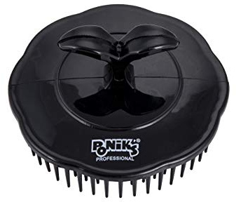 Ponik's Kopfhaut Massagebürste aus Silikon, Silikon-Kopfhautmassagebürste, Haarbürste für Männer Frauen, Massager Kamm, Kopf Gummipflege, Haarwachstum, Shwarz, Rot, Weiss, Gelb-nach dem Zufallsprinzip