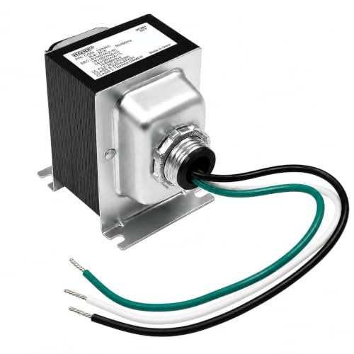 HQRP Tri-Volt (8V 20VA, 16V 30VA or 24V 30VA) Transformer Compatible with Ring, Nest and Standard Doorbells Door Chime Power Supply Adapter Door-Bell 120v-to-8v-16v-24v Replacement