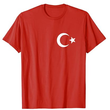 Türkei Flagge Türk Bayragi Halbmond Stern Türke Herz Türkiye T-Shirt