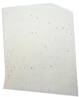 Seeded Craft Printer Paper 15 Sheets A4 Size Mixed Wildflower Seeds 120GSM Printable Plantable ECO [NATURALNATION] A4-MIX120-15