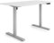 ESMART Germany ETX-121GW 140x70cm Weiß Ergonomischer Steh-Sitz-Schreibtisch Stufenlos elektrisch höhenverstellbar 73,5-123,5cm 3X Memory Aktivitätserinnerung Soft-Start/Stopp Schnelle Montage