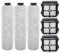 Bruafsir Brosse à Rouleau de Remplacement et Kit Filtre Compatible pour Floor One S3 et IFloor 3 Aspirateur Sec sans