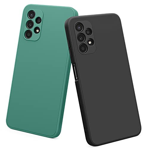 AK 2 Stück Kompatibel mit Samsung Galaxy A13 4G Hülle, Weich Silikon Stoßfest Schutzhülle Handyhülle für Samsung Galaxy A13 6,6 Zoll