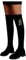 Stivali Donna Camoscio Morbidi Sexy Stivali Alti Sopra il Ginocchio con Tacco Larghi Western Boots Stivaletti Invernali Curvy Caldo Elasticizzati Stivali Cowboy Anfibi Vintage Pelle