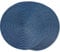 FunWheat Runde geflochtene Tischsets für Esstisch, gewebt, waschbar, rutschfest, 38,1 cm, Blau, 8 Stück