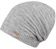 Barts Seume Beanie Wintermütze (one Size, Heather Grey)