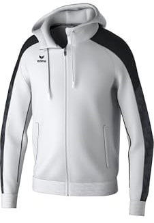 Erima EVO Star Kapuzenjacke weissschwarz, L Herren