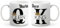 PHOTOCITY Coppia di tazze king e queen con nomi, set di tazze bianche in ceramica personalizzabili - tazza 350ml da personalizzare Idea Regalo per San Valentino, Compleanno e Natale (King e Queen)