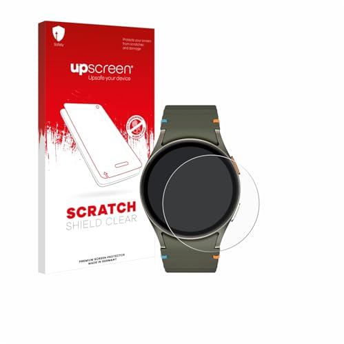 upscreen Schutzfolie für Samsung Galaxy Watch 7 | (40 mm) Transparenter Displayschutz Made in Germany Kristall-Klar Kratzschutz Anti-Fingerprint