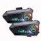 Motorcycle Intercom 2 Pack Helmet Bluetooth Headset With Mic Motorcycle Waterproof Headphones Wireless Noise Cancelling Earphones Motorbike Communication System Headphones Bluetooth Helmet Speakers