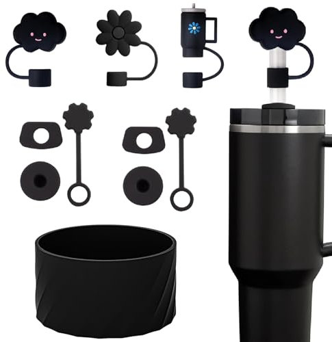 Lot de 6 accessoires, accessoires, gobelets, accessoires de tasse, accessoires de tasse, accessoires pour tumbler Stanley Cup Quencher Accessories, 100 ml