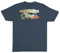 SANTA CRUZ Skateboards Shirt Meek Scratched Slasher Steel Blue, Stahlblau, XL