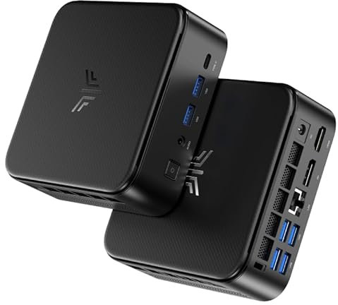 NiPoGi E3B Mini PC AMD Ryzen 5 7430U(up to 4.3GHz 6C/12T) Mini Computer 16GB DDR4 512GB M.2 SSD Mini PC Windows 11 Pro 4K Triple Display/WiFi 6/BT5.2/USB3.2 Mini Desktop Computer for Office/Business