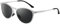 Sonnenbrille-Damen-Al-Mg Metall-Rahme-Polarisiert-Ultraleicht-Rund-Herren-Unisex-UV400-Retro-Klassisch-Trendy-Sonnenbrillen-Vintage Geeignet FüR Camping-fotografie-Outdoor-Geschenke für frauen-Silber
