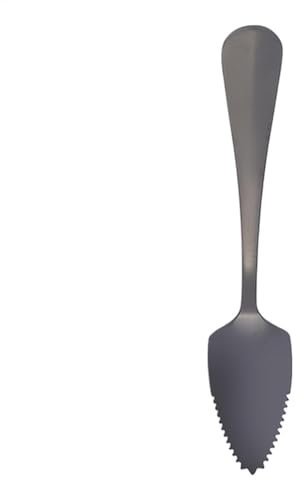 Cuillères en acier inoxydable | Cuillère à pamplemousse dentelée en acier inoxydable | Gadget de cuisine pour fruits, ramasser la crème glacée ou mélanger des boissons