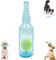 ZPSCXQ Pet Chew Beer Bottle Ball Toy, Beer Bottle With Tennis Ball Dog Toy, Dog Toy Bottle With Inside It, Medium Large Dog Outdoor Playing Training Chewing Dental (Blue, Small)