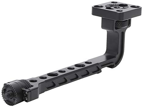 Tbest 360 Grad Verstellbare -Erweiterungshalterung, Stützhalter für Ronin S SC, Stabilisator, Langlebige Aluminiumlegierung, Schwarz