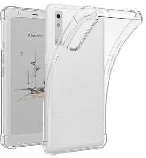 QJONSIU Cover Compatibile con Onyx BOOX Palma 2 Pro 6.13 2025, Protezione Airbag Cover in TPU Ultrasottile Morbida Protettiva-Trasparente