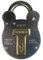 Henry Squire Old English - Lucchetto a 4 leve, in acciaio zincato, misura grande