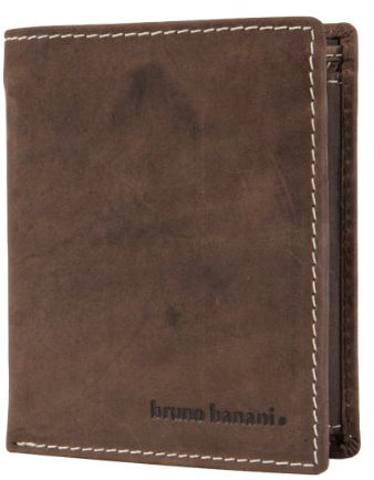 Bruno Banani 14 W 320.101 Herren Geldbörsen 1x12x10 cm (B x H x T), Braun (braun)