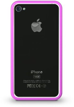 XtremeMac BO5–33 Fine Bordure Rose Coque de Protection pour Apple iPhone 4/4S Coque en Aluminium – Rose