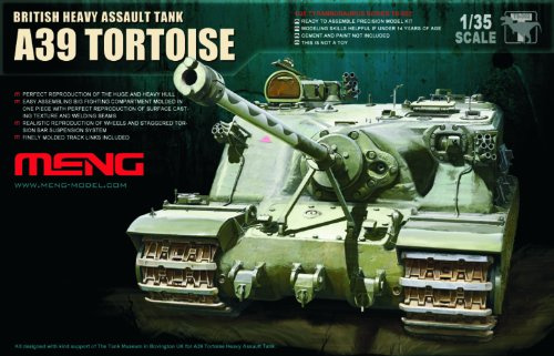MENG Model kit, MNGTS-002, 1:35 British Tortoise A39 Assault Tank