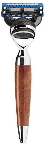 MÜHLE Nassrasierer - Stylo Serie - kompatibel mit Gillette-Klingen - Thuja-Holz