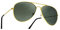 4sold Sonnenbrille in vielen Farbkombinationen Klassische Brille Unisex Sonnenbrille (black gold)