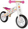 BIKESTAR Kinderlaufrad Lauflernrad Kinderrad für Mädchen ab 2-3 Jahre | 10 Zoll Kinder Laufrad Holz | Weiß | Risikofrei Testen