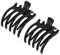 Mytoptrendz® Ladies Crab Style Hair Claw Clamp Black Set of 2