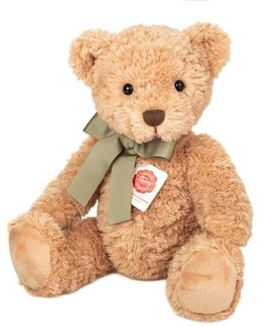 Teddy Hermann 91329 Teddy Klassik 5-Fach gegliedert 37 cm, Kuscheltier | Besonders flauschiger Premium-Plüsch, mit viel Liebe zum Detail, ab 18 Monaten, Füllung mit recyceltem Polyester