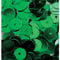 Efco rund flach Pailletten, hellgrün, 6 mm, 40 g, 4000-piece